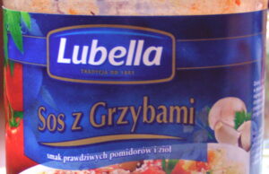 etykieta sosu grzybowego lubella