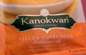 Pasta curry z torebki pasta curry ico