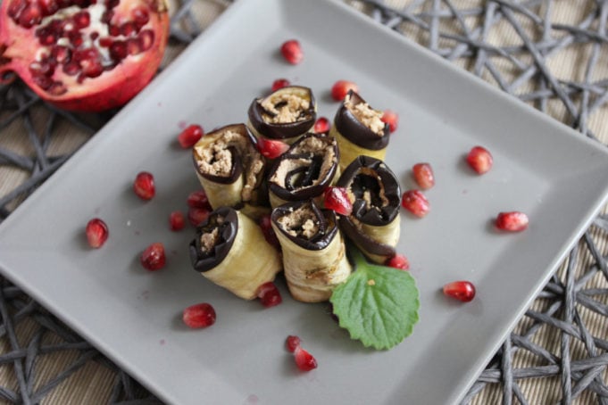 roladki z bakłażana roladki z bakłażana