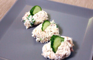 Pasta z makreli i białego sera pasta z makreli